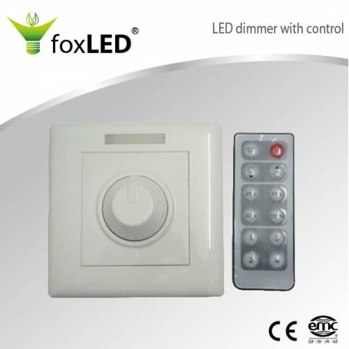 LED dimmer with control