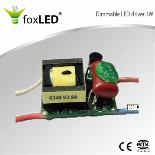 3W dimmable LED driver