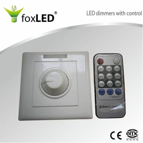 LED dimmer with control