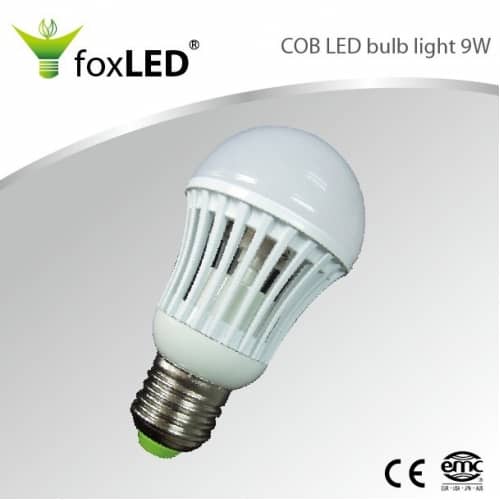 COB LED bulb light 9W